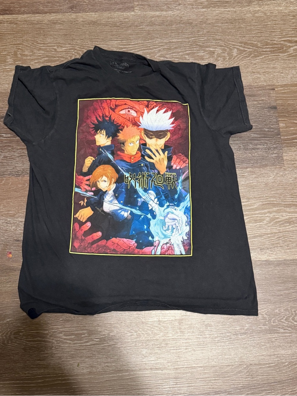 Y2K Crunchyroll Jujutsu Kaisen Anime Tee | Gojo Itadori Megumi Nobara